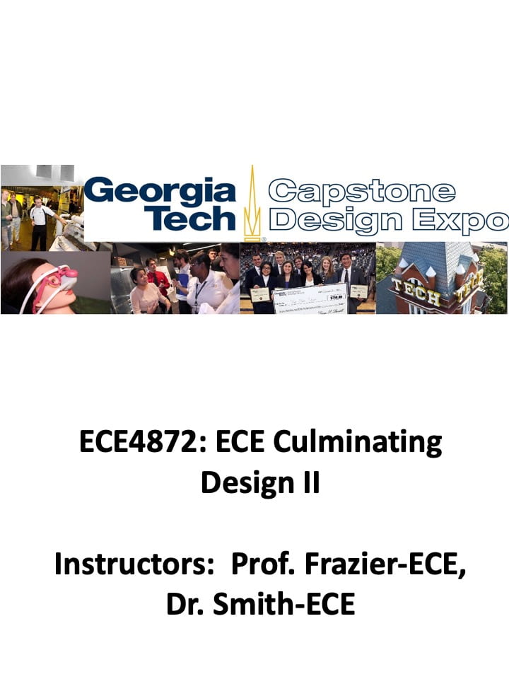 ECE 4872: ECE Culminating Design II