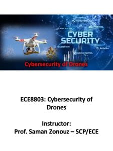 2023 Spring ECE8803- Cybersecurity of Drones