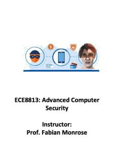 ECE8813: Advanced Computer Security