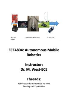 Spring 2024: ECE4804: Autonomous Mobile Robotics