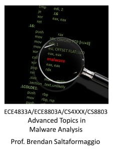 Advanced Topics in Malware Analysis