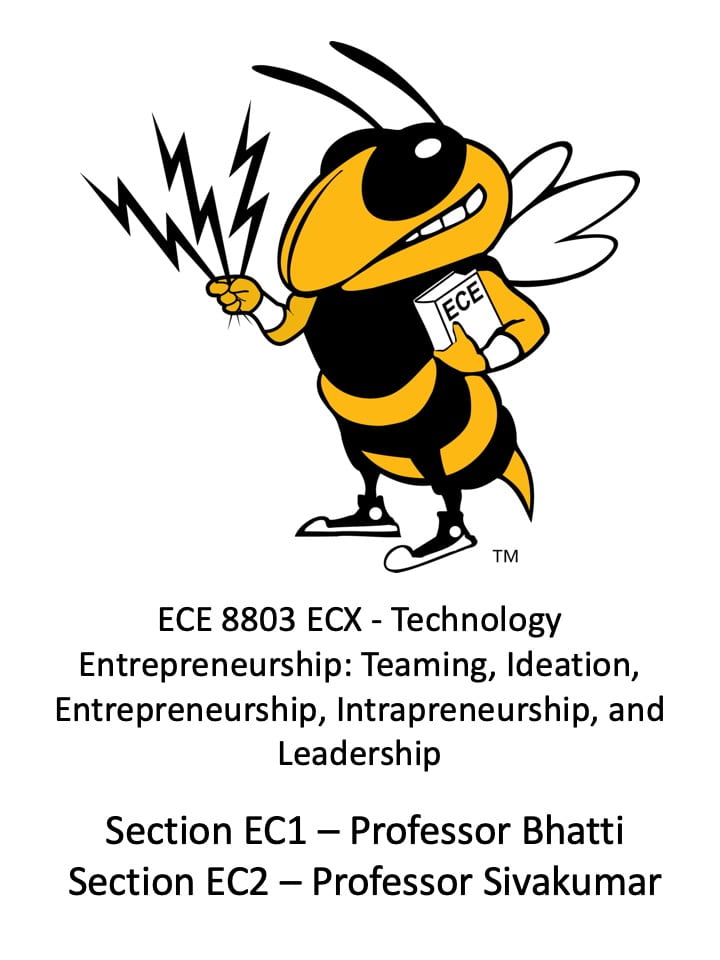ECE 8803 ECX Technology Entrepreneurship